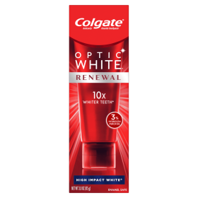 Colgate Optic White Renewal Teeth Whitening Toothpaste;  High Impact White;  3 oz