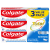 Colgate Total Whitening Toothpaste;  Mint;  3 Pack;  5.1 oz Tubes
