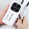 45000RPM Portable Cordless Electric Nail Drill Machine Carrying Drill Bit Professional Nail Grinding Polishing Dead Skin Removal Nail Machine Set For