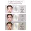 Makeup Mirror LED Light Mirror 3 Brightness Level Soft Light Rechargeable Mirror