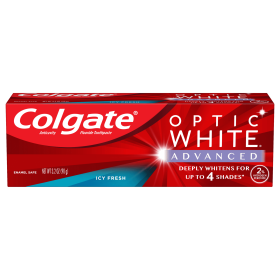 Colgate Optic White Advanced Teeth Whitening Toothpaste;  Icy Fresh;  3.2 oz (Brand: Colgate)