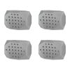 4 Pack Jawline Exerciser for Men Women Jaw Trainer Shaper Sagging Skin Double Chin Reducer with 3 Resistance Levels for Beginners Intermediate Expert
