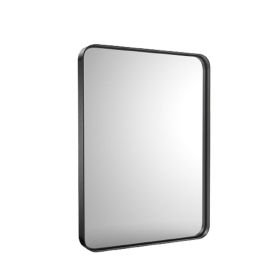 Rectangular Wall Mount Bathroom Mirror Vanity Mirror (Color: Black, size: 30"√ó22")