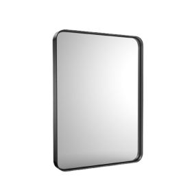 Rectangular Wall Mount Bathroom Mirror Vanity Mirror (Color: Black, size: 40"√ó30")