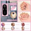 Portable Nail Drill Machine Professional 45000RPM, Rechargeable Electric Nail Drill Machine for Acrylic Nail Gel Polish Removal
